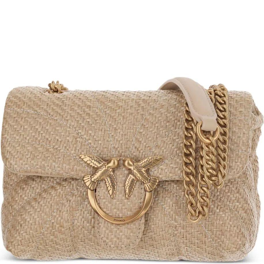 Rankinė per petį moterims, Oranžinė, Love puff mini shoulder bag