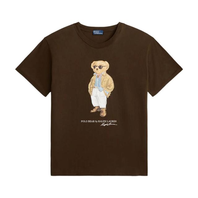 Marškinėliai trump. rankovėmis moterims, Ruda, Knit-t-shirt