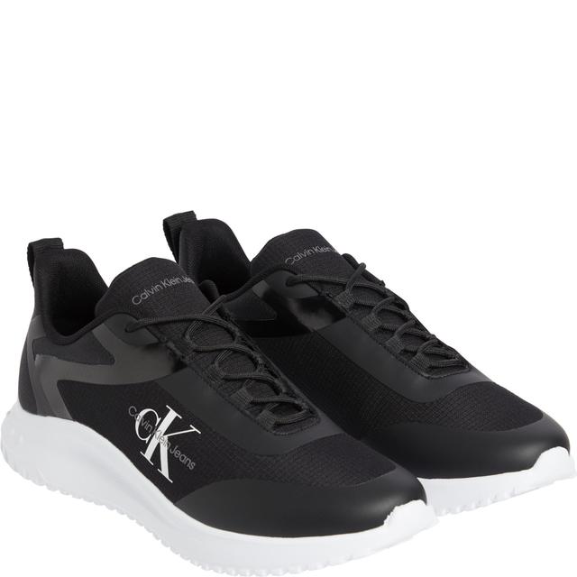 Laisvalaikio bateliai vyrams, Juoda, Eva runner low lace sneaker