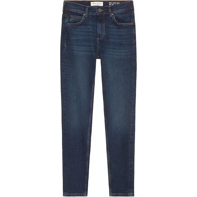 Aptempti džinsai moterims, Mėlyna