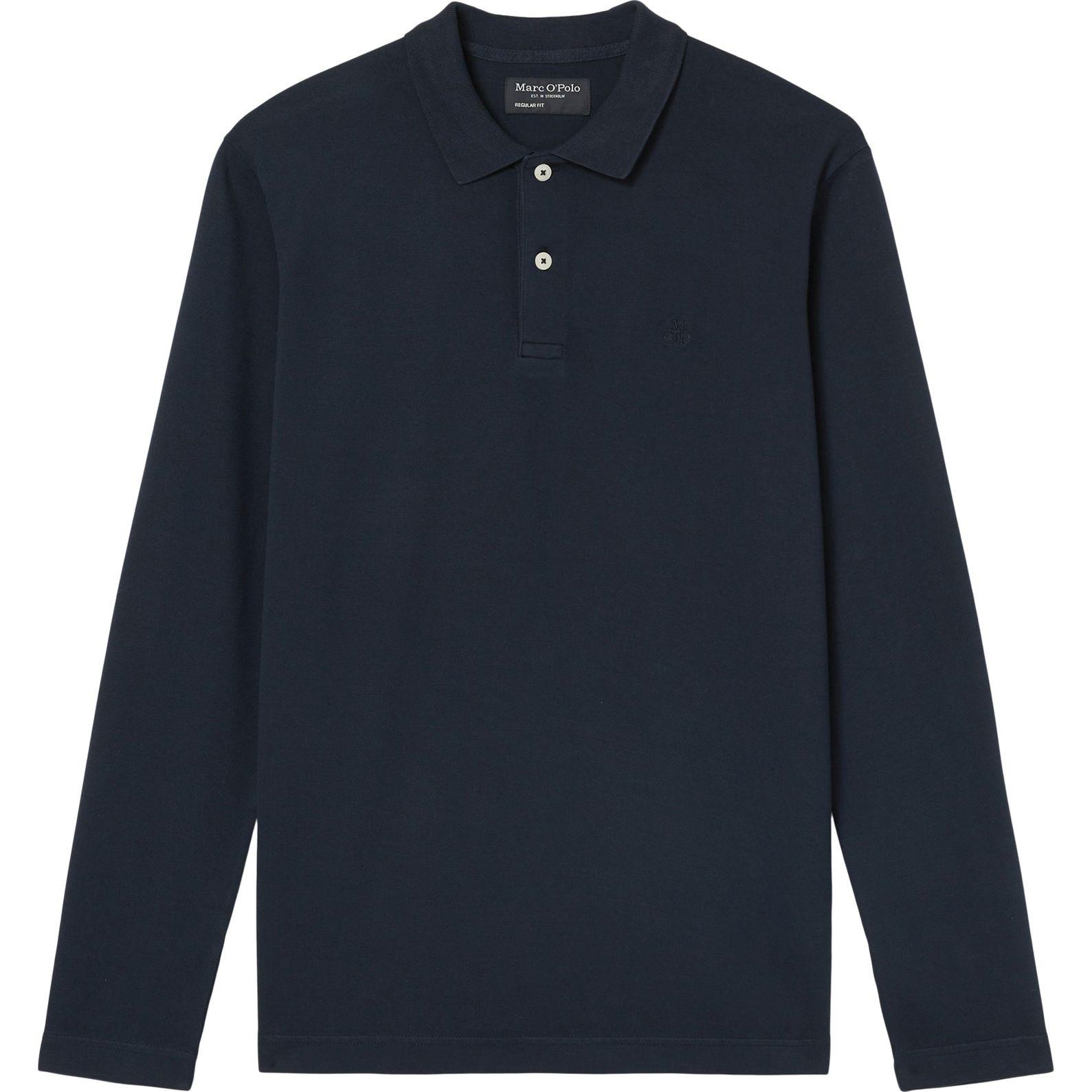 Polo marškiniai ilgos rank. vyrams, Mėlyna