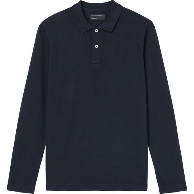 Polo marškiniai ilgos rank. vyrams, Mėlyna