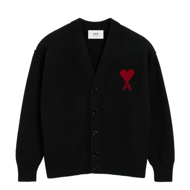 Kardiganas, Juoda, Cardigan with contrasted