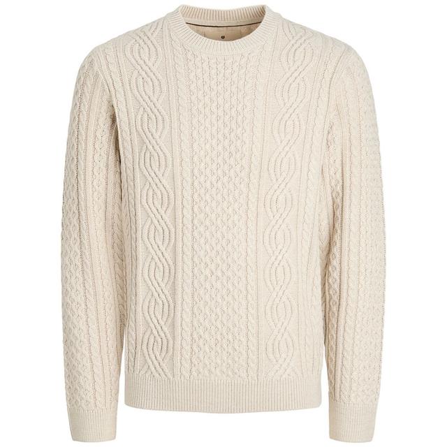 Megztinis vyrams, Smėlio, Blusean knit cable