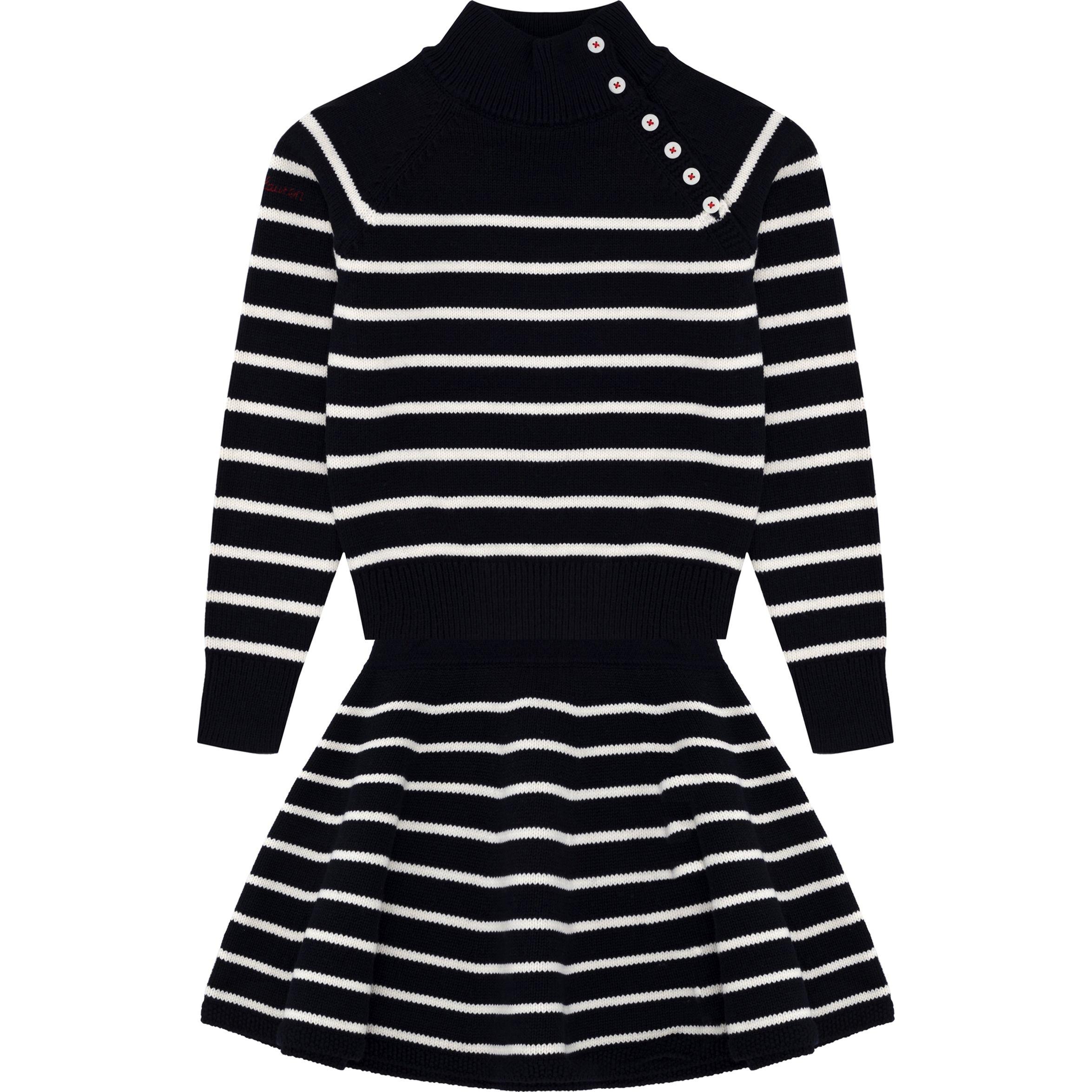 Atskiros kostiumų dalys mergaitėms, Mėlyna, Sweater and skirt set (7-16)