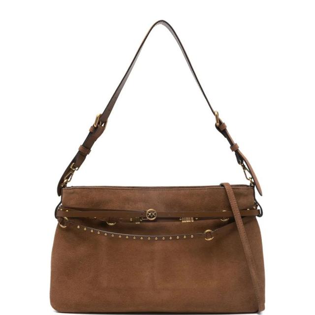 Rankinė moterims, Ruda, Belt bag big suede