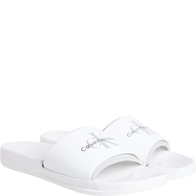 Guminės šlepetės vyrams, Balta, Slide rubber neopren