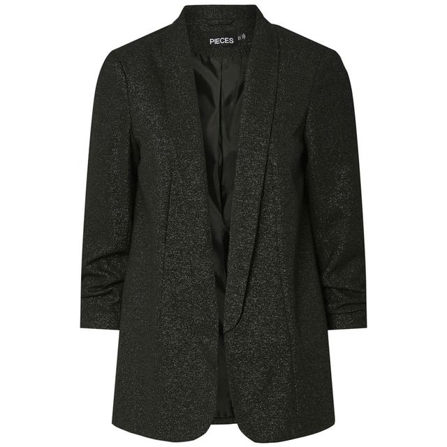 Švarkas moterims, Juoda, PCBOSELLA 3/4 GLITTER