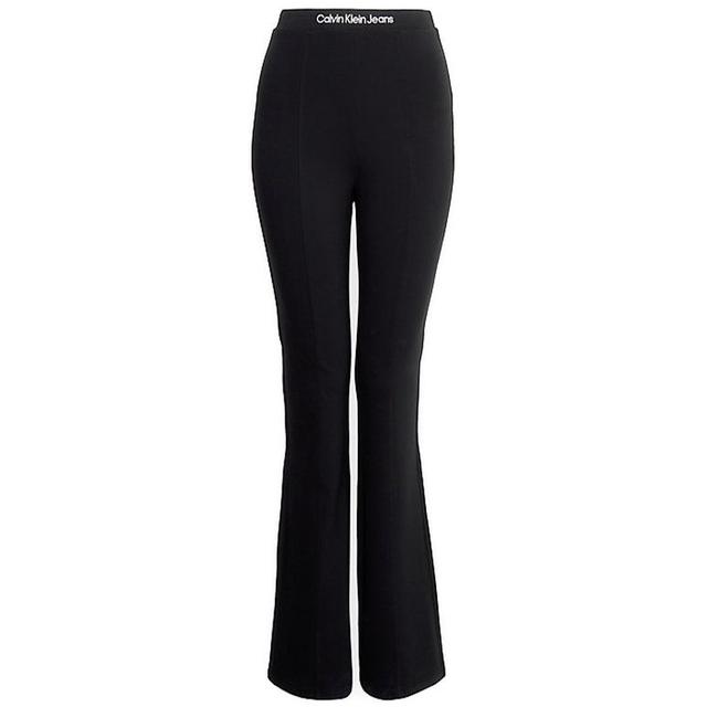 Tamprės moterims, Juoda, Logo elastic milano legging