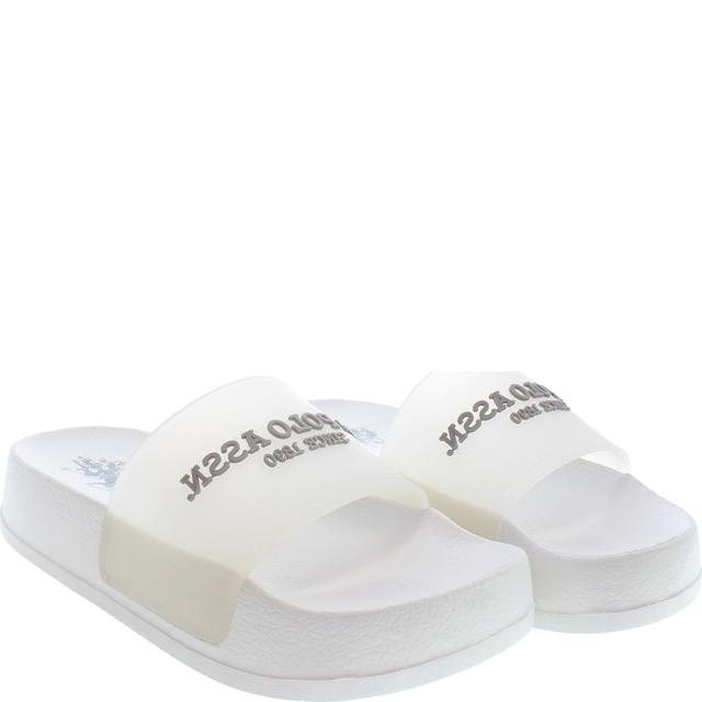 Guminės šlepetės moterims, Balta, AMAMI