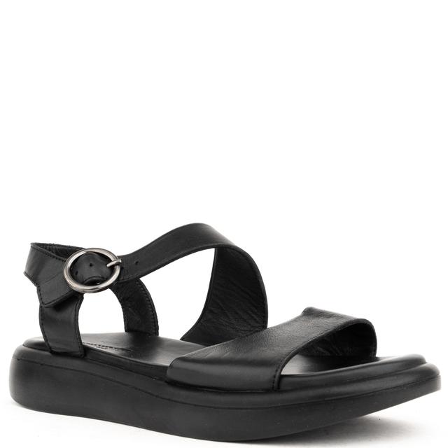 Basutės moterims, Juoda, Sandals