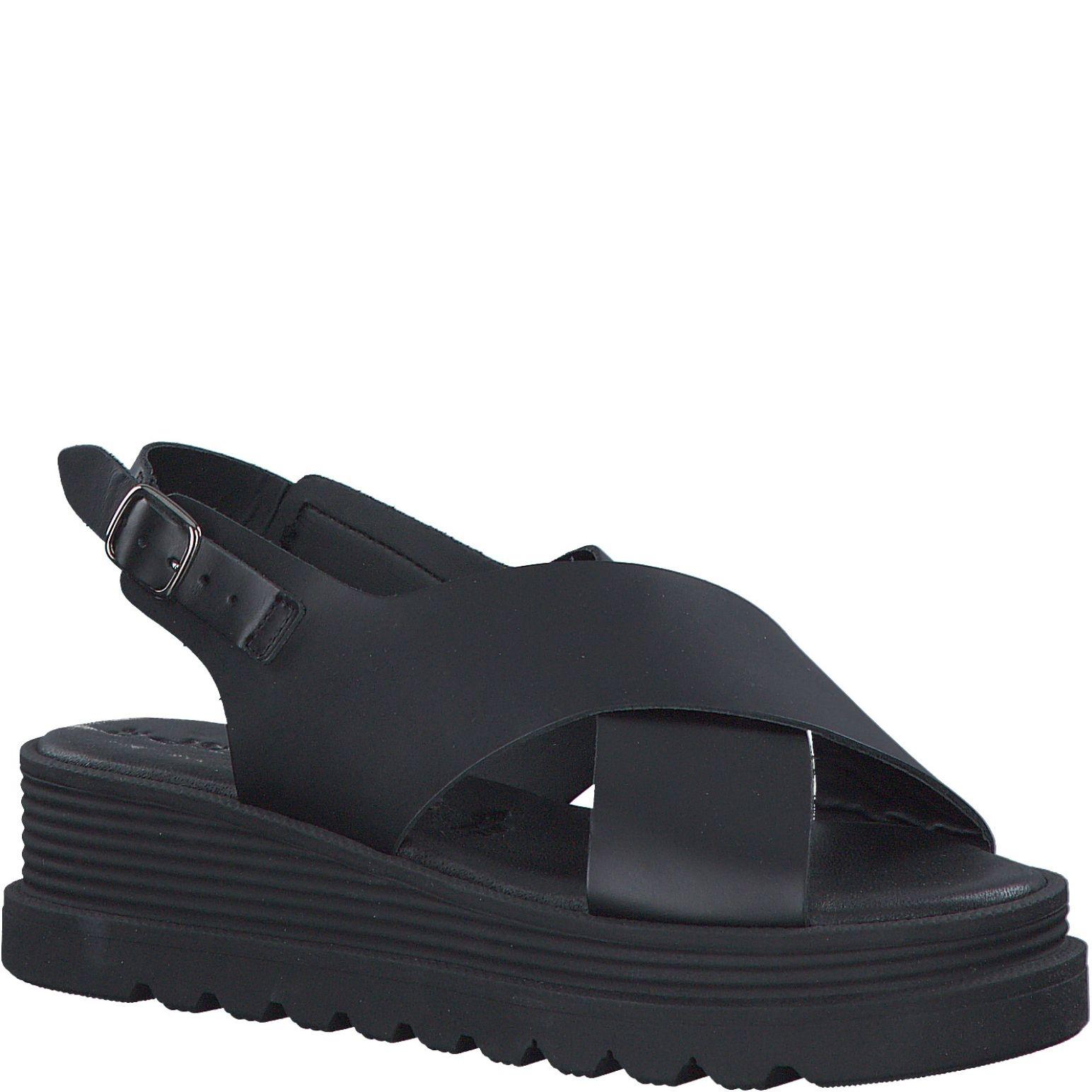 Basutės moterims, Juoda, SANDALS