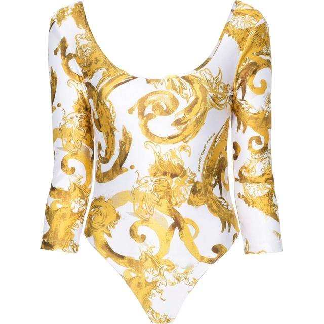 Bodis , Balta, Watercolour couture bodysuit