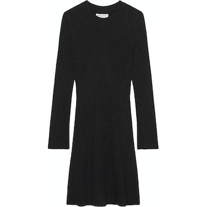 Midi suknelė moterims, Juoda