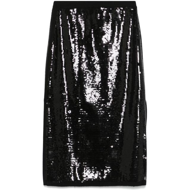 Midi sijonas moterims, Juoda, Midi skirt