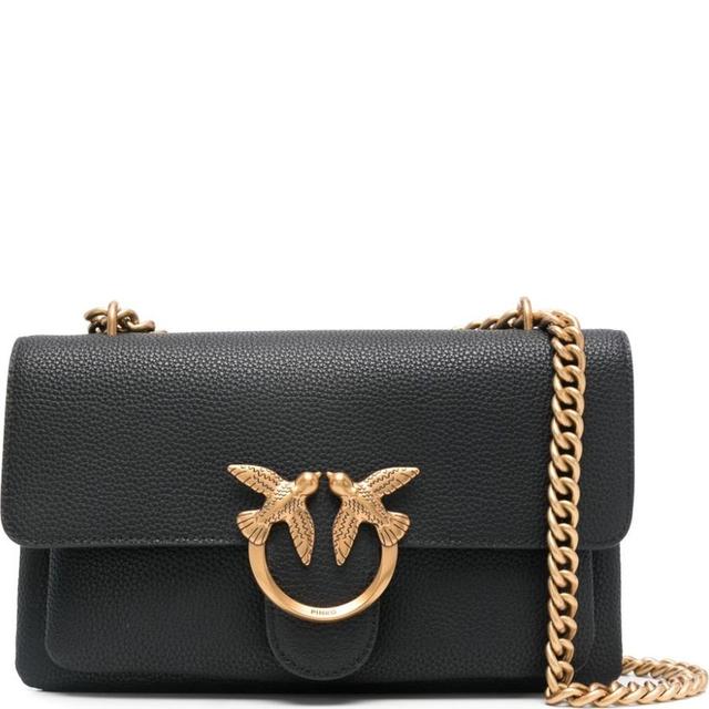 Rankinė per petį moterims, Juoda, Love one sholder bag