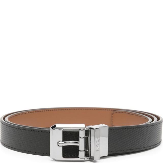 Diržas vyrams, Juoda, 28mm geo dress belt