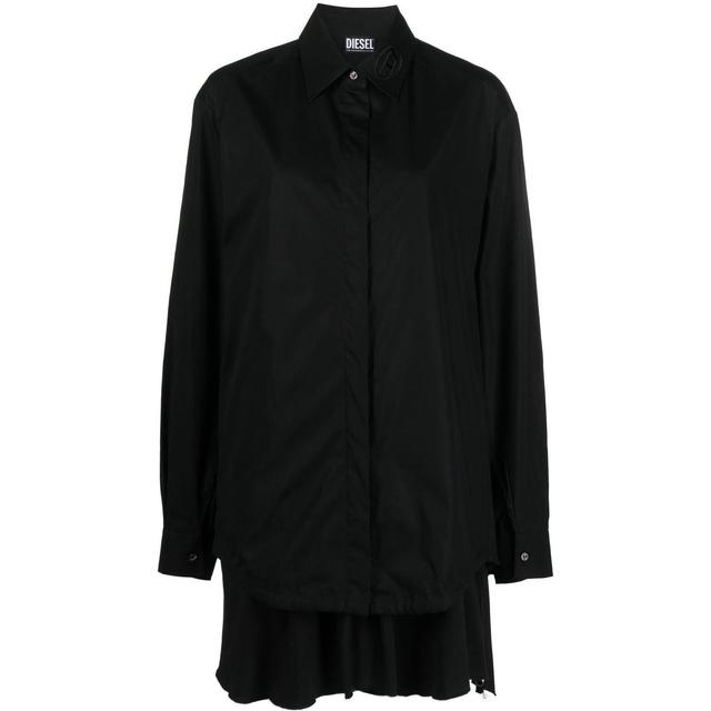 Marškiniai ilgomis rankovėmis moterims, Juoda, C-entela shirt