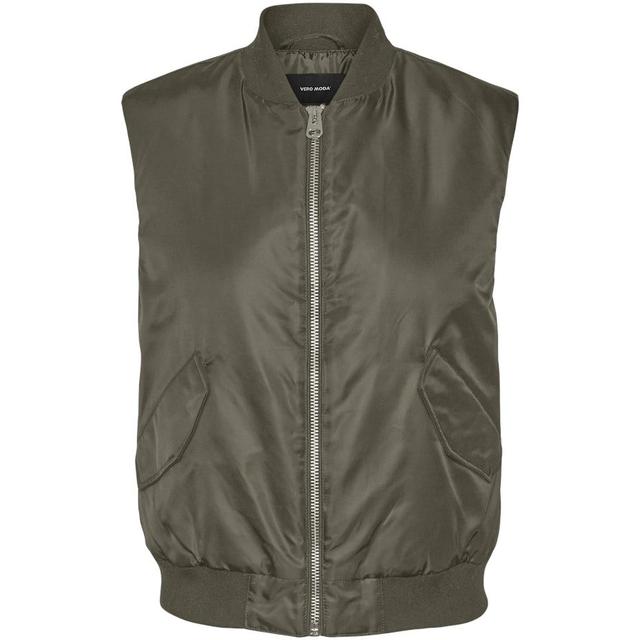 Paltas moterims, Žalia, VMAMBER SHORT WAISTCO