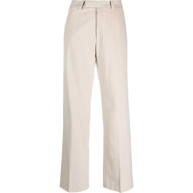 Sportinės kelnės moterims, Smėlio, Arch twill slit trouserd