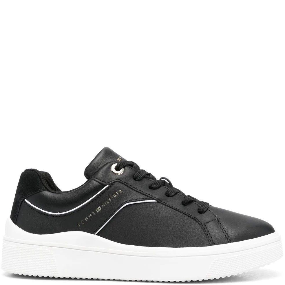 Sportiniai bateliai moterims, Juoda, Court sneaker