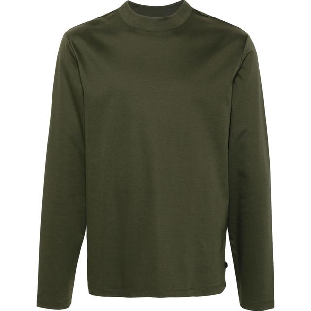 Marškinėliai ilgom. rankovėmis vyrams, Žalia, Ace mock neck ls t-shirt