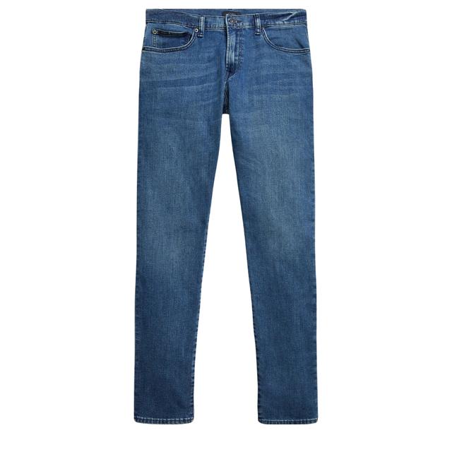 Tiesūs džinsai vyrams, Mėlyna, Straight