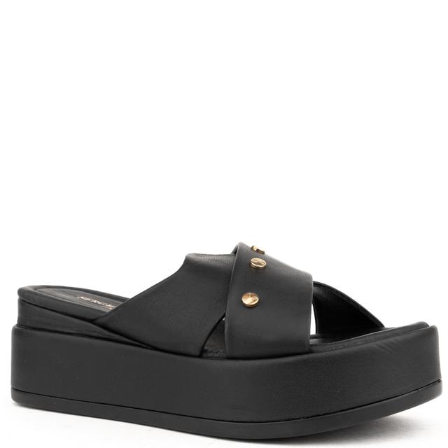 Klumpės moterims, Juoda, Slippers, SERGIO MORETTI