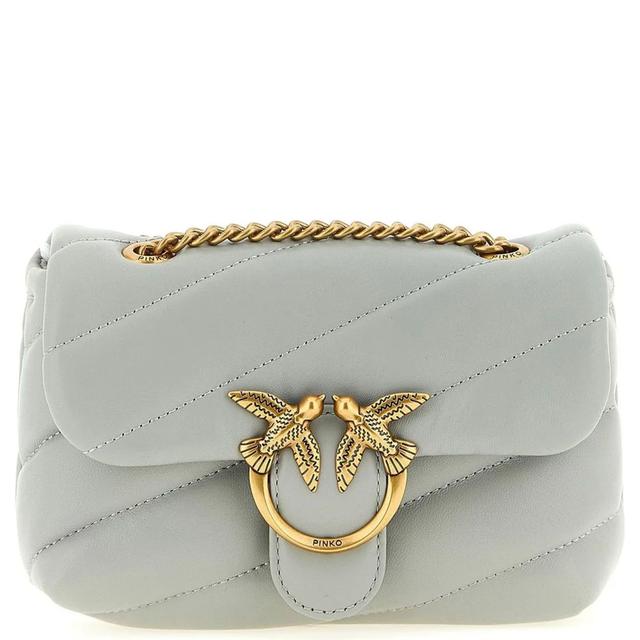 Rankinė per petį moterims, Mėlyna, Love puff baby cl sheep nappa