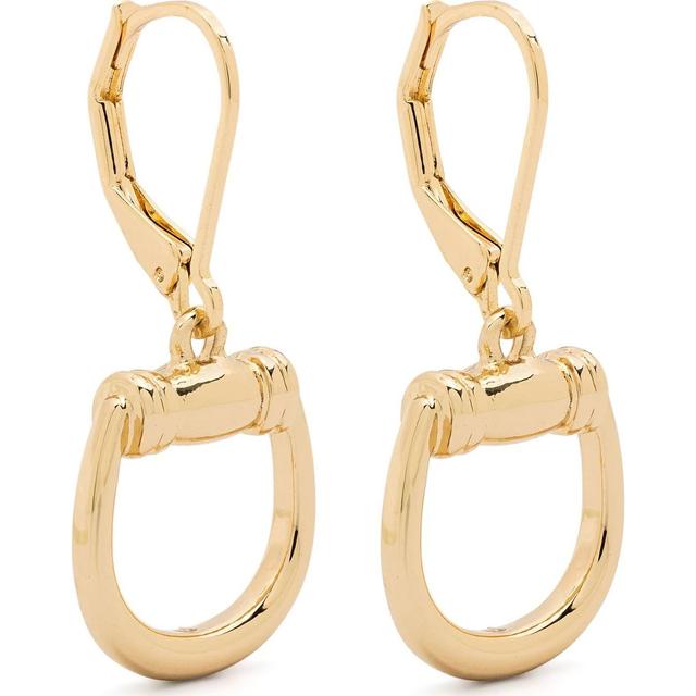 Auskarai moterims, Auksinė, Pe horsebit drop