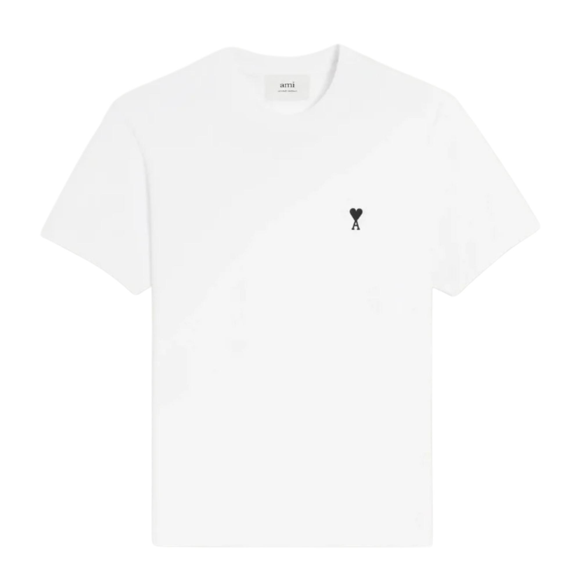 Marškinėliai trump. rankovėmis moterims, Balta, Cropped contrasted adc t shirt