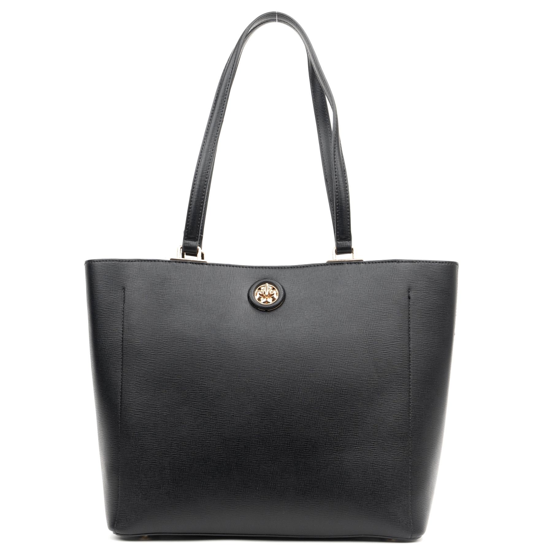 Pirkinių krepšys moterims, Juoda, Tote bag