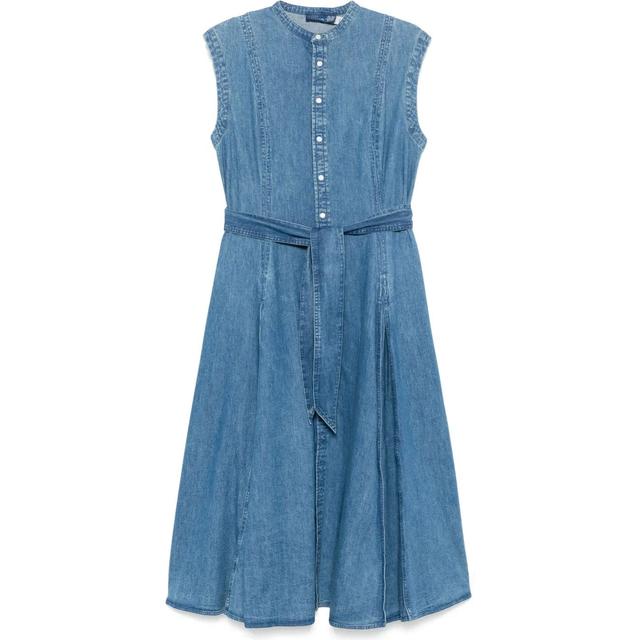 Midi suknelė moterims, Mėlyna, Short sleeve-day dress