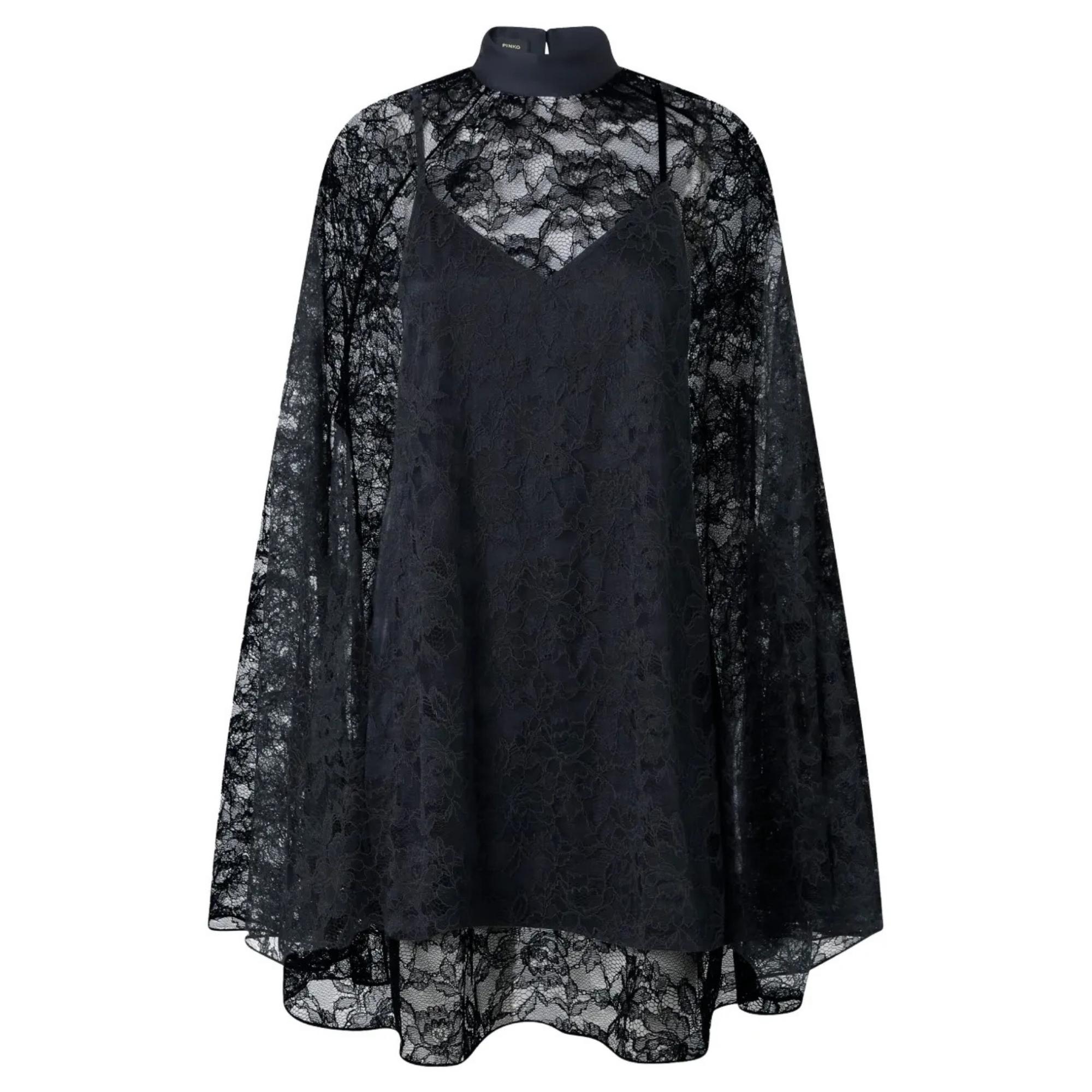 Mini suknelė moterims, Juoda, Scarabeo dress