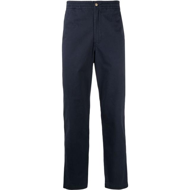 Laisvalaikio kelnės vyrams, Mėlyna, Relaxed fit polo prepster pant