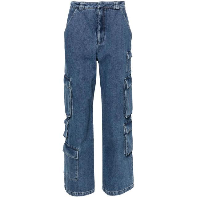 Tiesūs džinsai moterims, Mėlyna, Roam cargo jeans