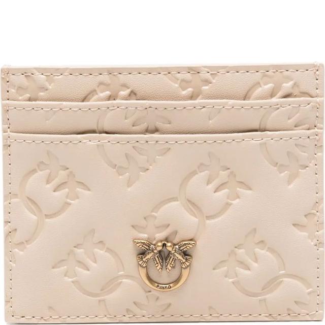 Kortelių dėklas moterims, Smėlio, Card holder simply