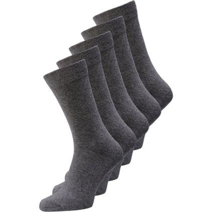Kojinės vyrams, Pilka, JACJENS SOCK 5 PACK NOOS