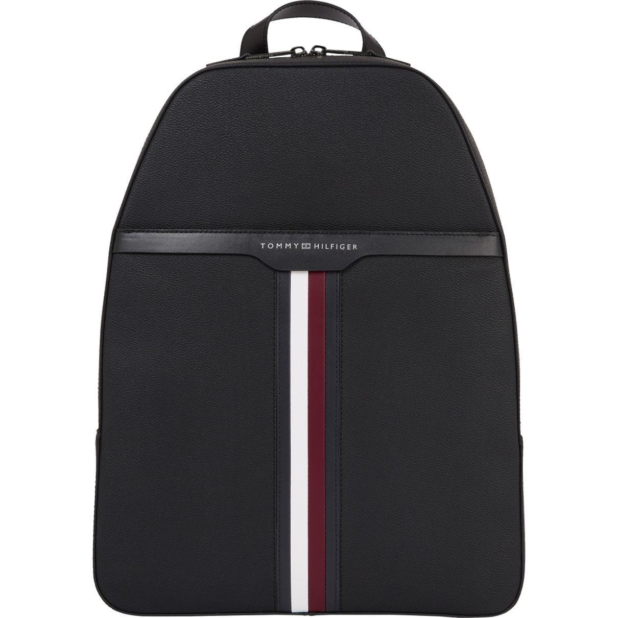 Kuprinė vyrams, Juoda, Coated canvas backpack