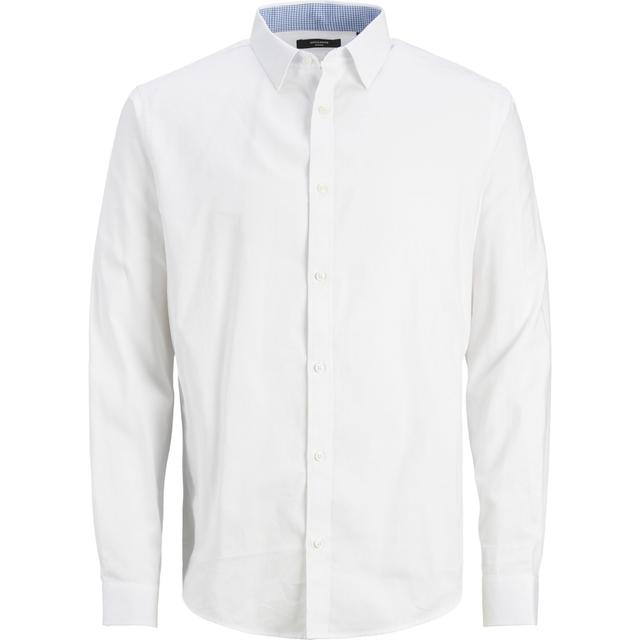 Marškiniai vyrams, Balta, JPRBLABELFAST SHIRT L/