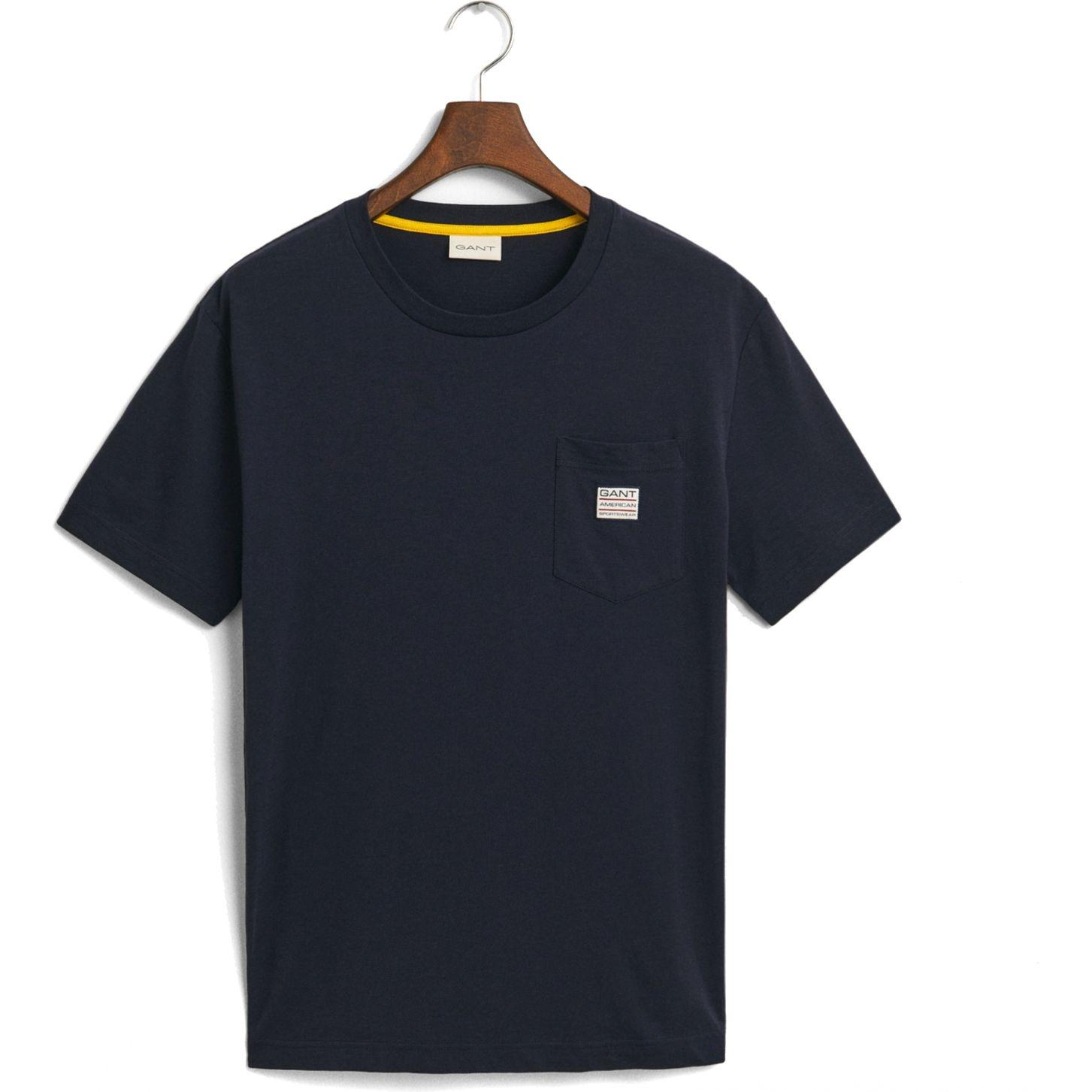 Marškinėliai trump. rankovėmis vyrams, Mėlyna, Pocket SS t-shirt