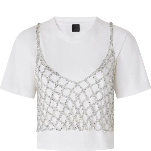 Trumpinti marškinėliai moterims, Balta, Various cutted