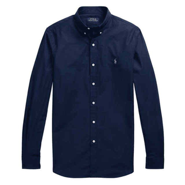 Marškiniai ilgomis rankovėmis vyrams, Mėlyna, Long sleeve sport shirt