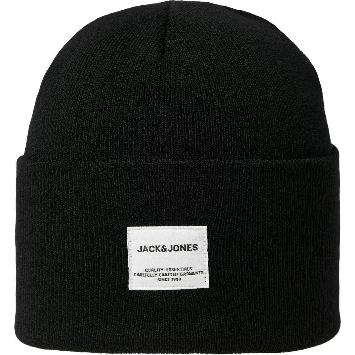 Skrybėlė vyrams, Juoda, JACLONG KNIT BEANIE