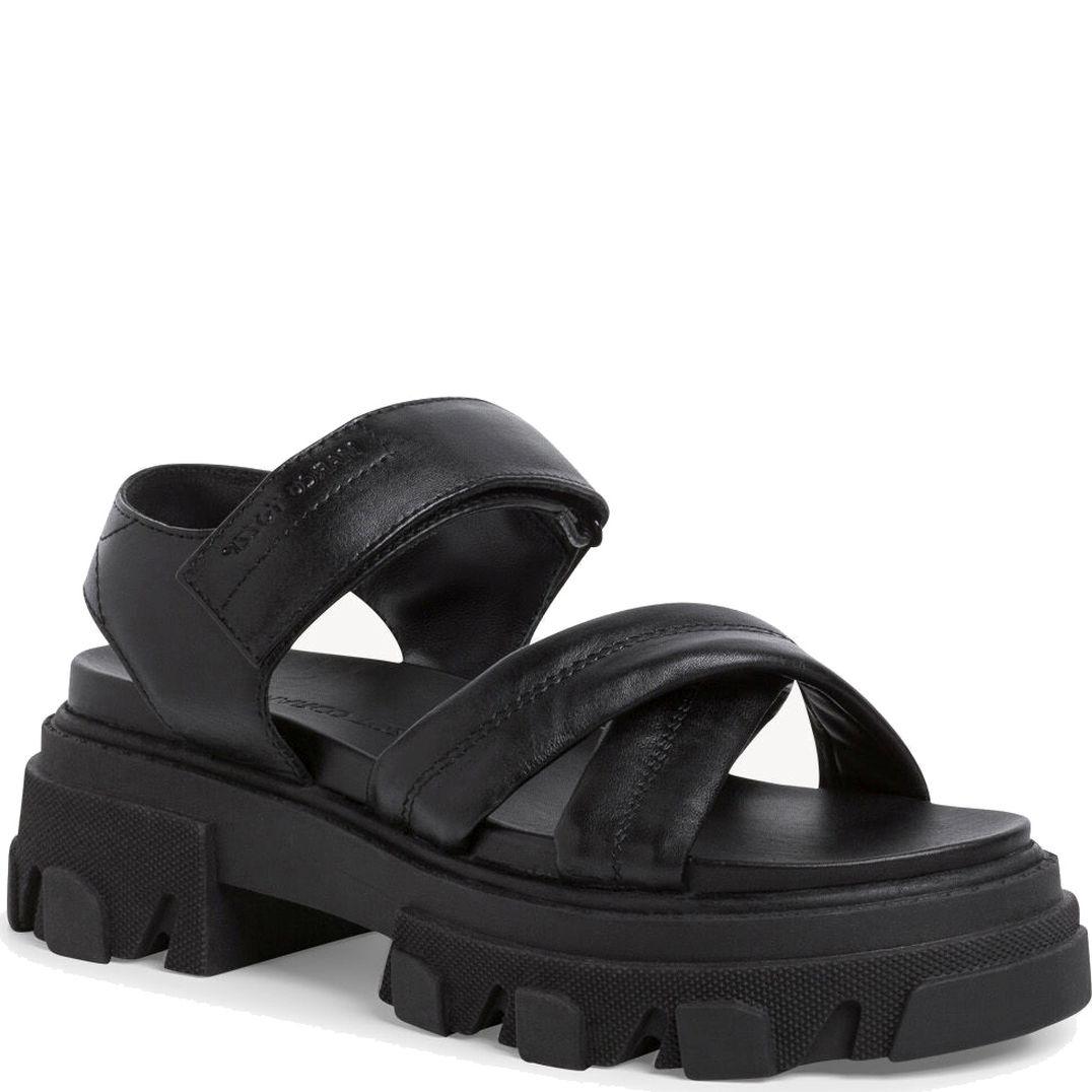 Basutės moterims, Juoda, SANDALS