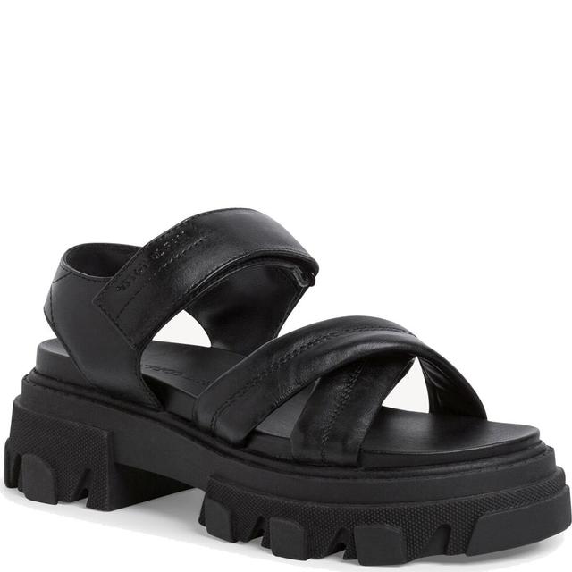 Basutės moterims, Juoda, SANDALS