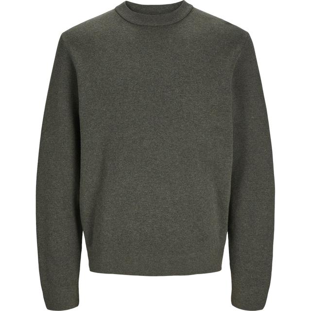 Megztinis vyrams, Chaki, Milano stitch knit crew neck