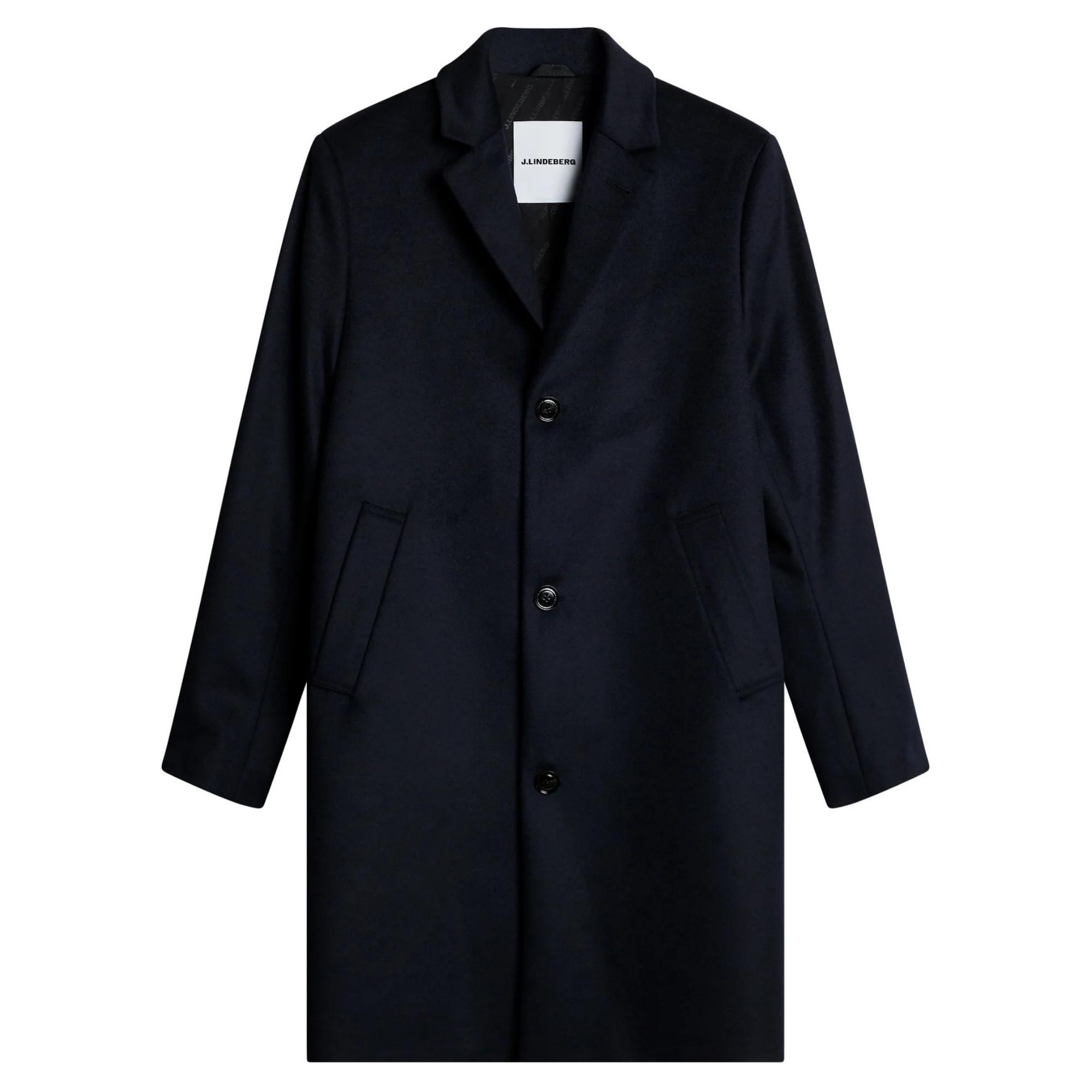 Paltas vyrams, Mėlyna, August melton cashmere coat