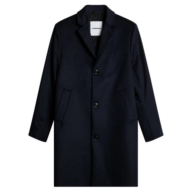 Paltas vyrams, Mėlyna, August melton cashmere coat