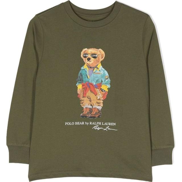 Marškinėliai ilgom. rankovėmis berniukams, Žalia, Long sleeve t-shirt (8-20)